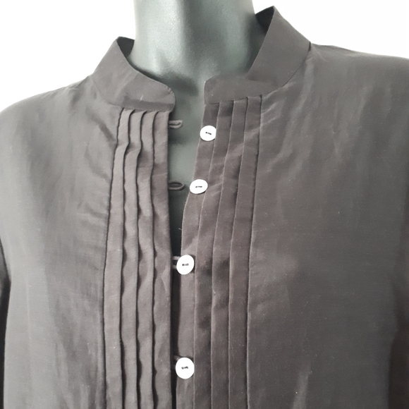 Coldwater Creek Medium Lightweigh Black Tunic Top - Picture 4 of 8